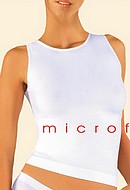 Tank top, soft microfiber, without pattern